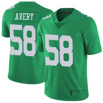 Men Philadelphia Eagles #58 Genard Avery Light Green Nike Limited Player NFL Jersey->nike air jordan->Sneakers